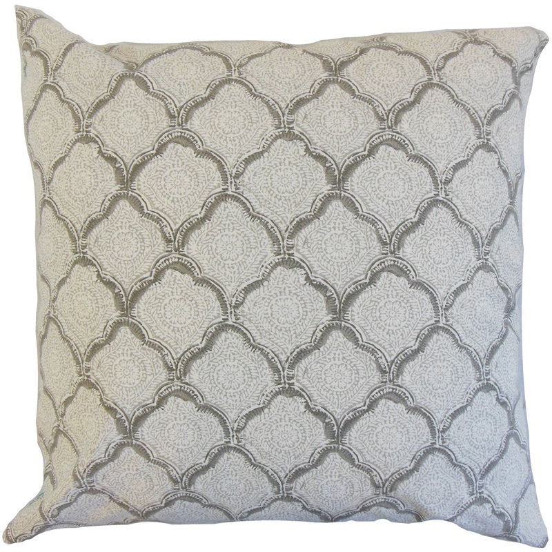 Square Pillow Cover & Insert, 24" x 24", Mineral