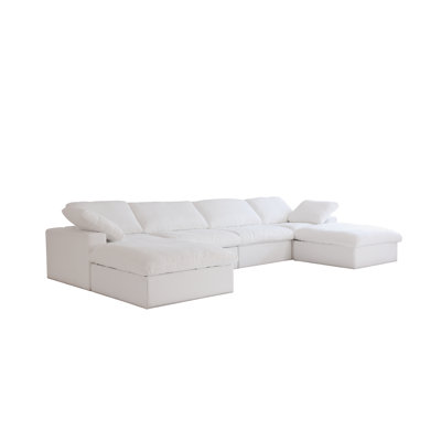 Kenda Ellerie 6 - Piece Upholstered Sectional by Ebern Designs