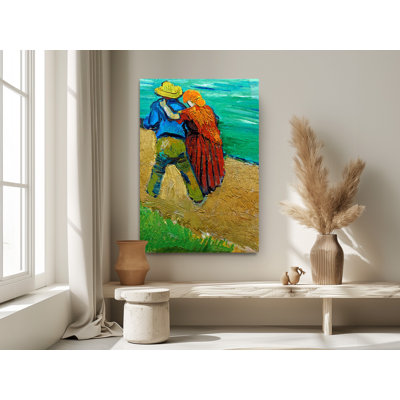 A Pair Of Lovers Arles Two Lovers By Vincent Van Gogh 1888 Canvas Print