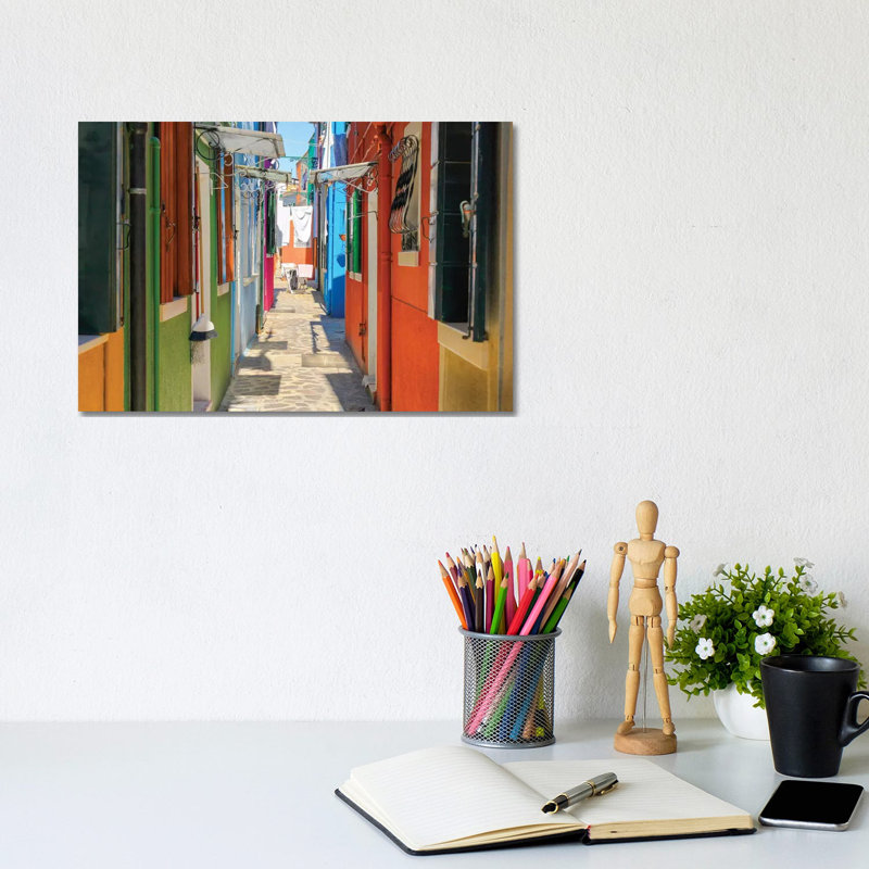 Burano, Italy by Mark Paulda - Wrapped Canvas Print, 20.32 cm H x 30.48 cm W