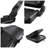 Joshua-David Black PVC Tractor Seat,Universal Forklift Seat,2.76"/70MM Adjustable Mower Seat