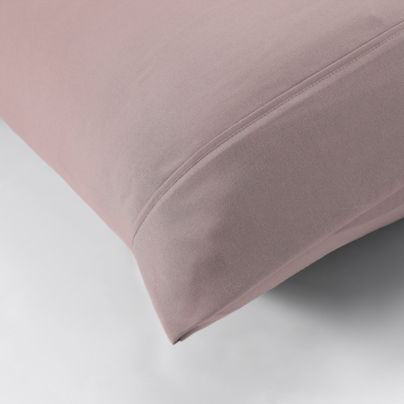 Modern Threads 4-Piece Ultra Soft Microfiber Sheet Set with Deep Pockets in Solids & Prints, Soft Rose