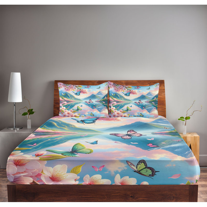 Ensemble de draps en microfibre pour chambre d'amis, Très grand californien