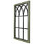 Miroir mural arqué pour fenêtre, H 37,5 po x l 24 po, brun