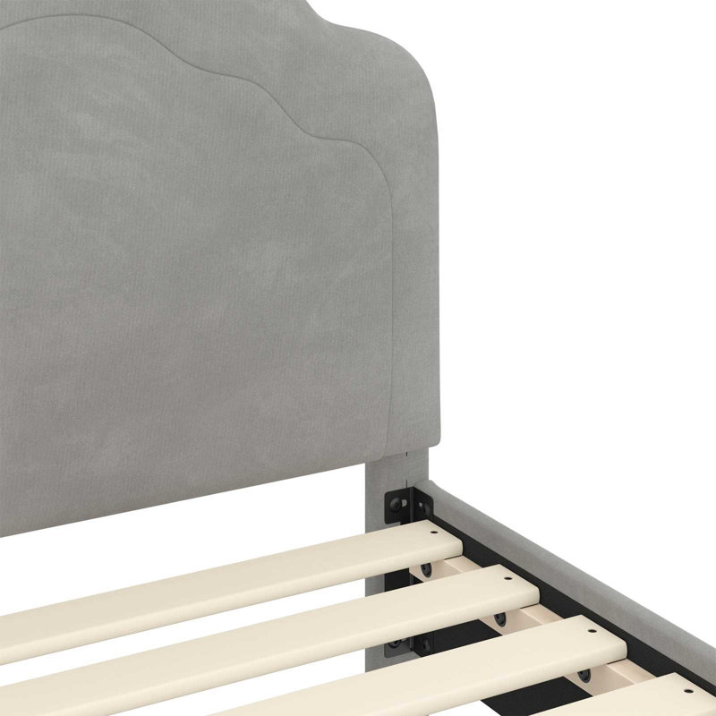 Bed Frame, Cot Bed / Toddler (70 x 140cm), Light Grey