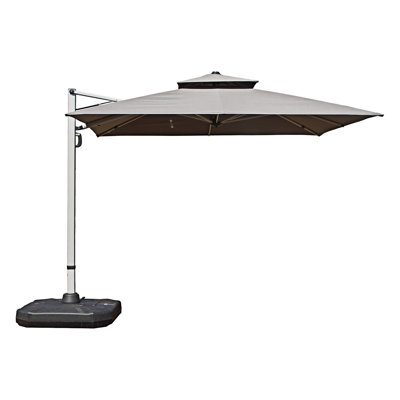 Square Cantilever Umbrella With Center Pole
