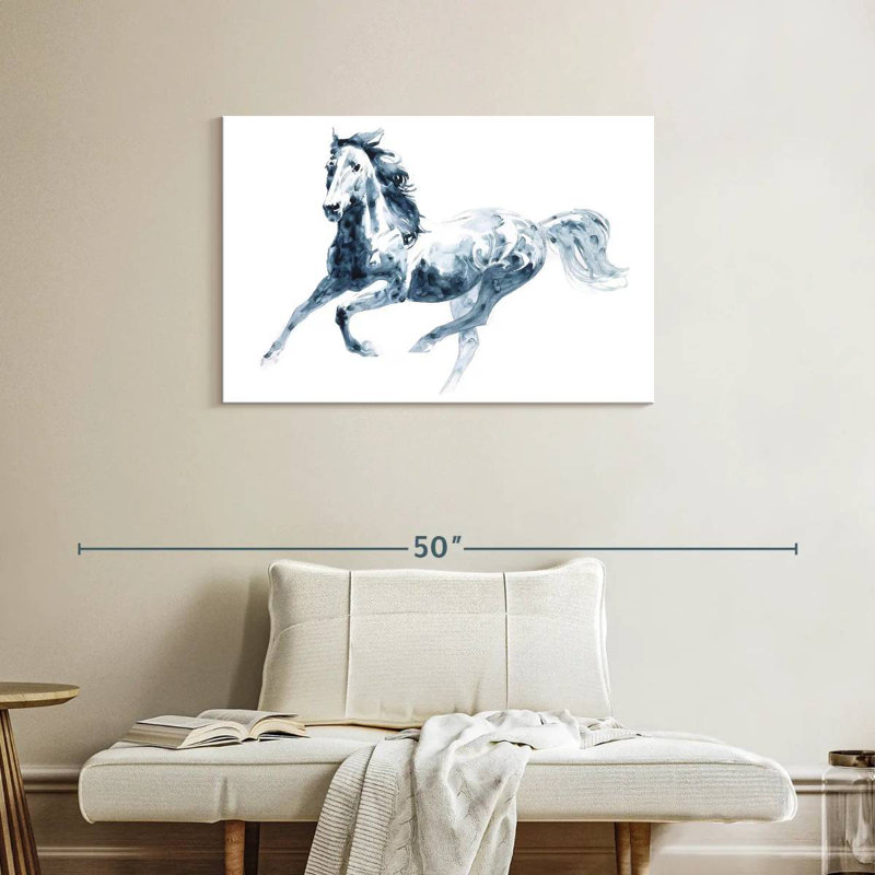 Brampt Sapphire Gallop II, 24" H x 36" W