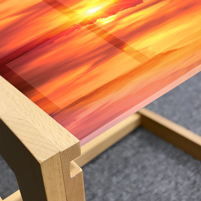Jacorie Sled Coffee Table, 90cm H x 62cm W x 40cm D