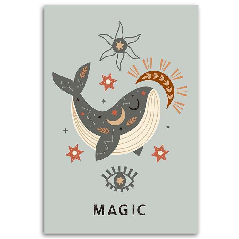 Leinwandbild Magic whale