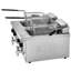 Friteuse électrique commerciale à double cuve 3500W 2 x 9 pte / 8,5 L