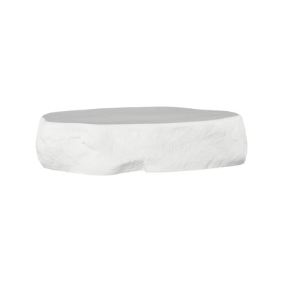 Quarry Coffee Table, Extra Large, White Glamstone
