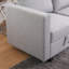 Convertible Modular Sectional Sofa Couch with Storage Seat U Shaped 4-Seat Sofa Couch with Reversible Chaise Modular Sectional Fabric Light Grey-129590921