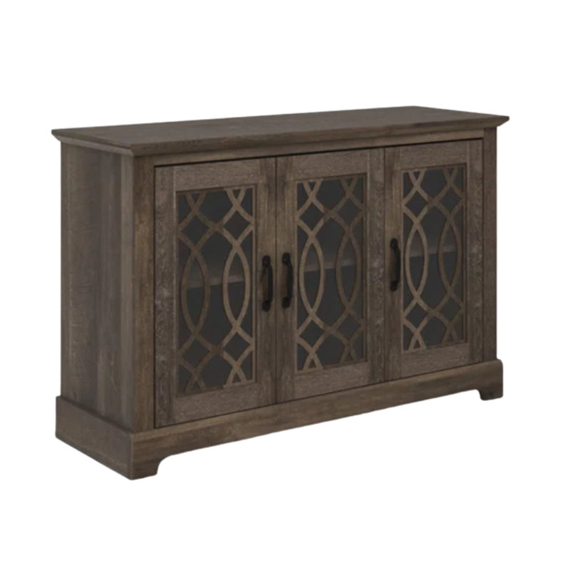 Ensemble de 2 tablettes de rangement Wragby, Chêne cendré