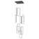 Keysha 10 - Light Unique Rectangle LED Dimmable Pendant Long Staircase Chandelier
