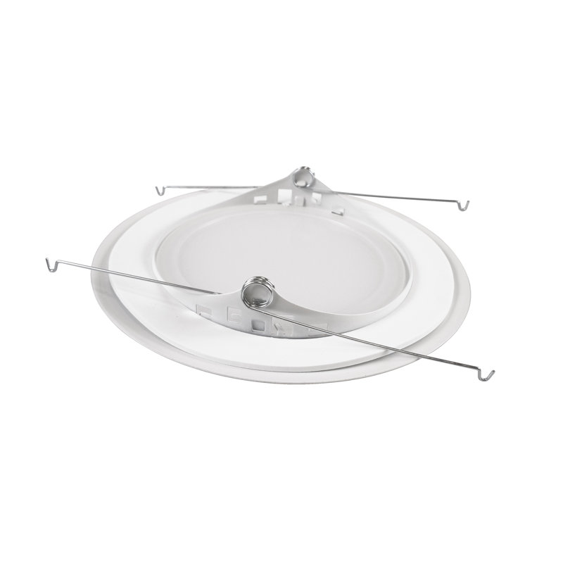 Bronze and Glass 6'' Shower Recessed Trim