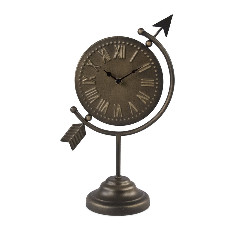 Archer Metal Table Clock