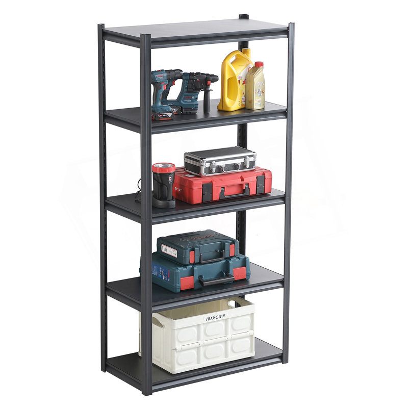 Support de garage à 5 étages, support de rangement réglable, H 31,55 po x l 39,42 po x P 13,82 po
