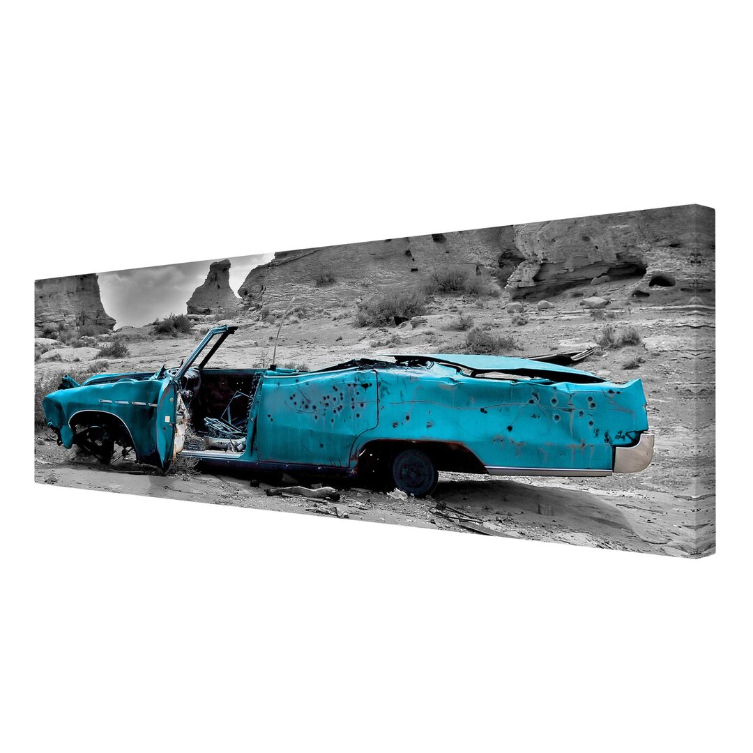 Leinwandbild Turquoise Cadillac