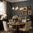 Bergeson 5-Light Dimmable Sputnik Chandelier with Hand-Blown Wavy Glass Shades