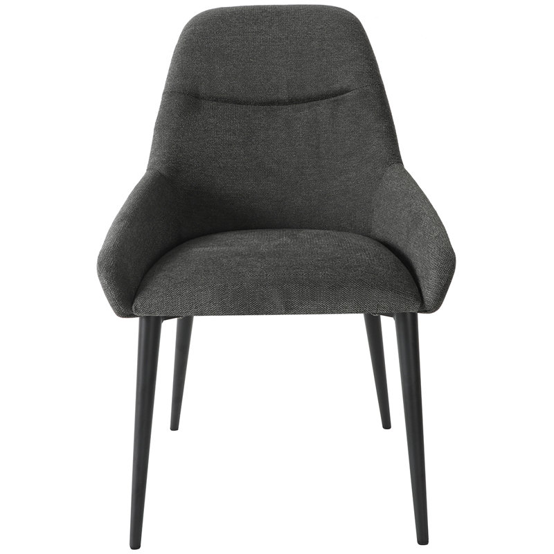 Chester Fabric Chair, Dark Grey