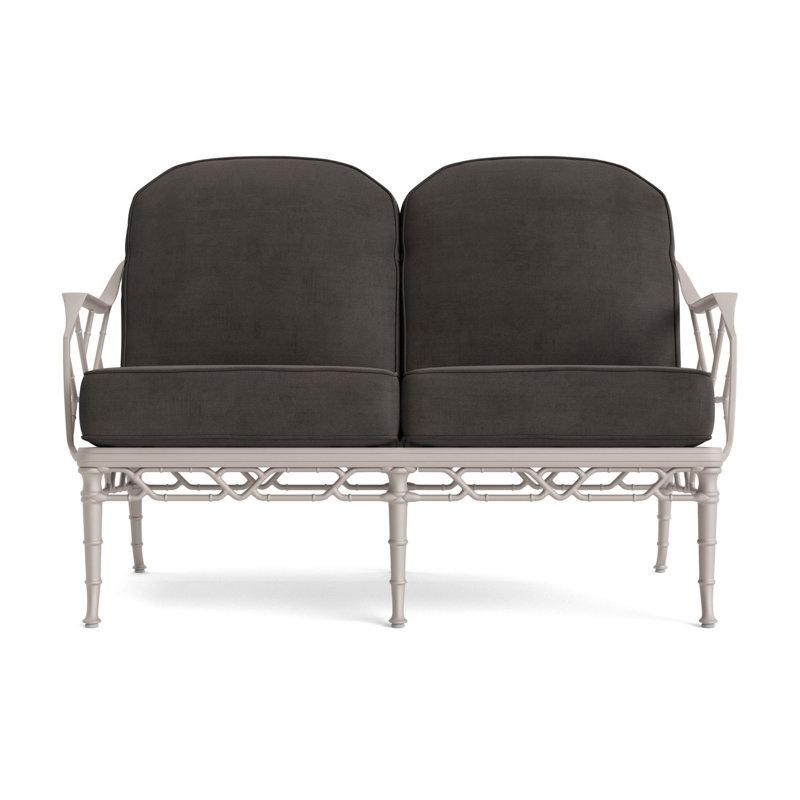 Calcutta Outdoor 2 - Seat Loveseat, Fusion Charcoal, Dove