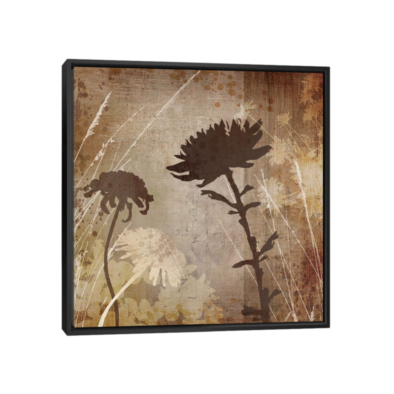 " Algarve Silhouettes II " by Tandi Venter, 18" H x 18" W x 1.5" D, Black Framed Canvas, No Matte