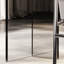 Bureau bruni + bois manufacturé rectangulaire transparent + acrylique avec 1 tiroir-1028309300