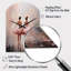 Altamonte - Grande horloge murale rose en forme d'arche - forme unique-1265868799