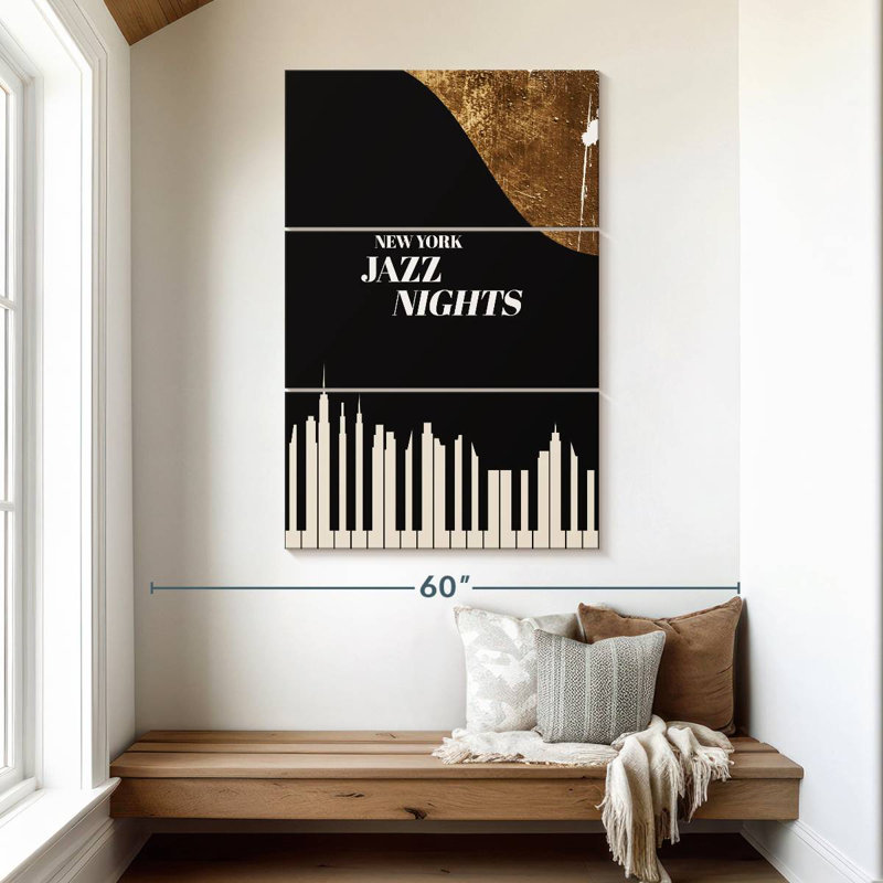 Abarca Jazz Nights, 50" H x 32" W