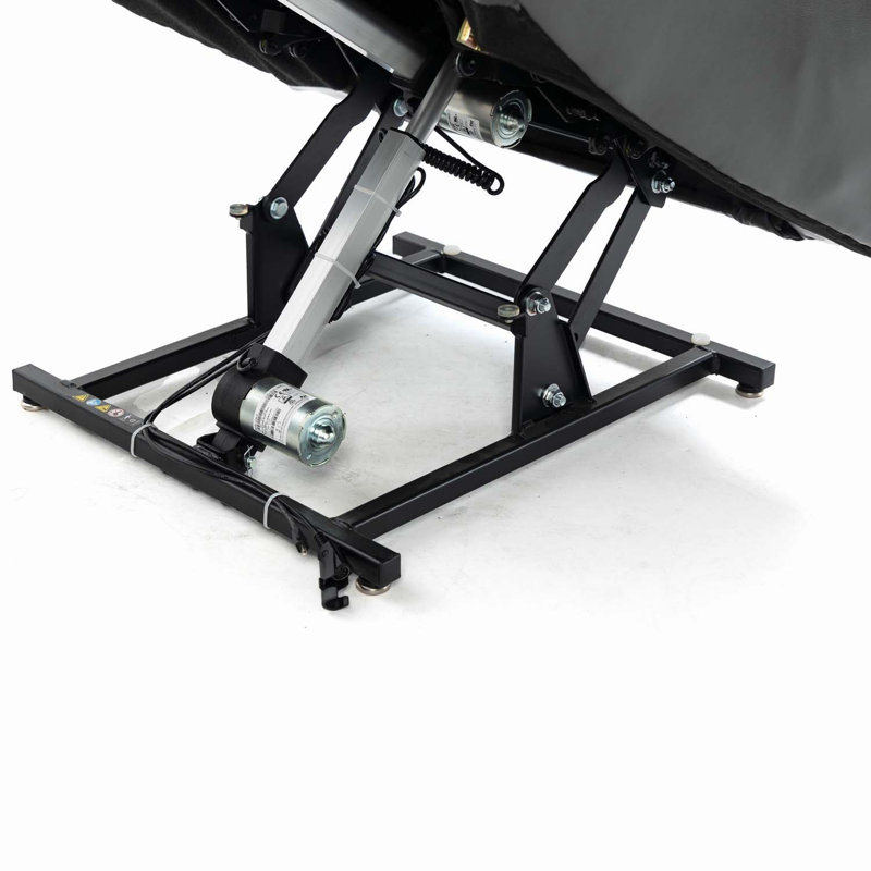 Fauteuil inclinable électrique Kamisha, Similicuir gris