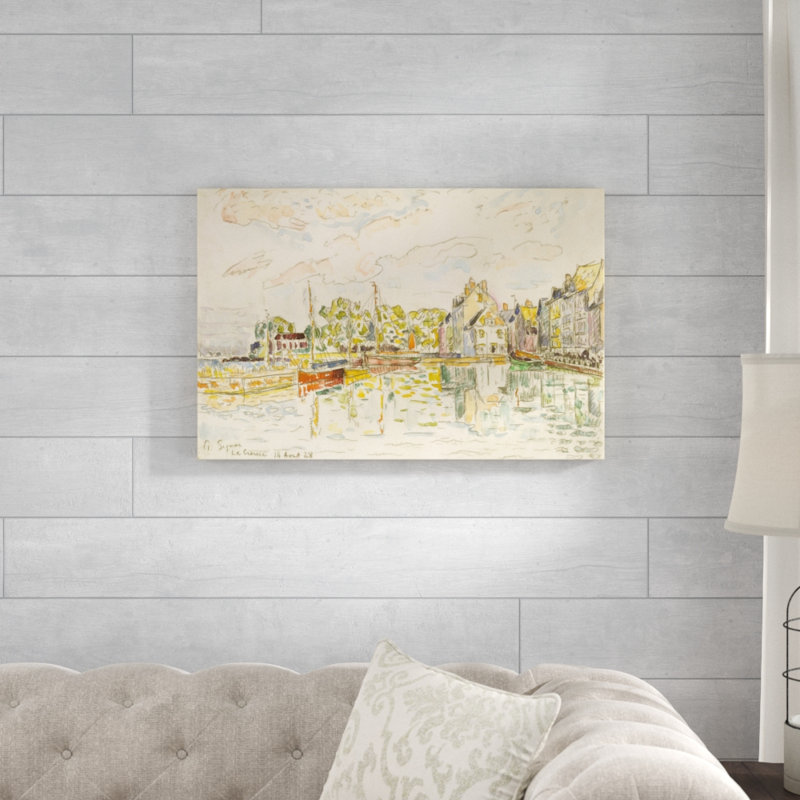 Le Croisic I by Paul Signac - Painting on Canvas, 51cm H x 76cm W, Wrapped Canvas