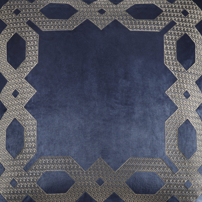 Croscill Clermont European Pillow Sham, Navy