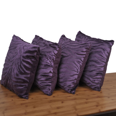 Mink Embossed Throw Pillow Cover