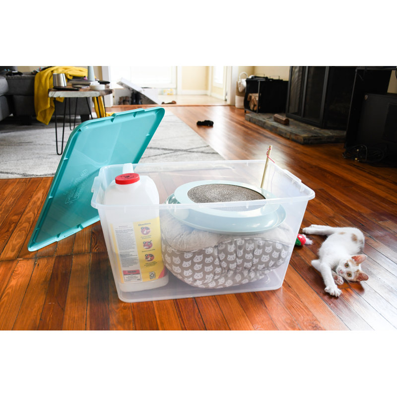 Ensemble de fourre-tout en plastique Simplykleen, Bleu clair