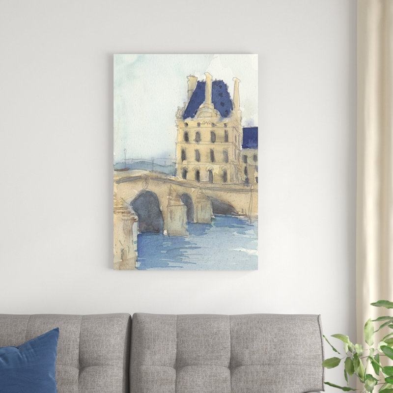 Le long de la seine I, H 36 po x l 24 po