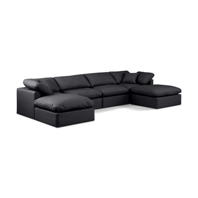 Itala Upholstered U-Shaped Sectional Reversible