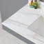 Plateau de meuble-lavabo en marbre Carrara-108674931