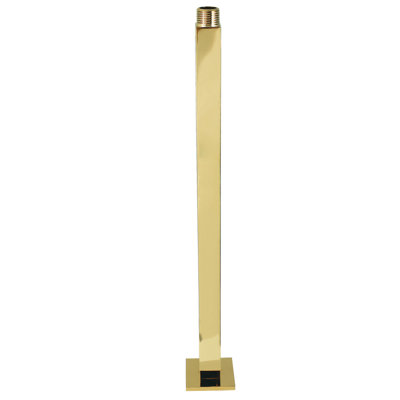 Bras de douche à fixation au plafond pluie de 12 po avec bride carrée Claremont Kingston Brass