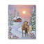 «Holiday Horses Winter Scene» sur toile-88094546