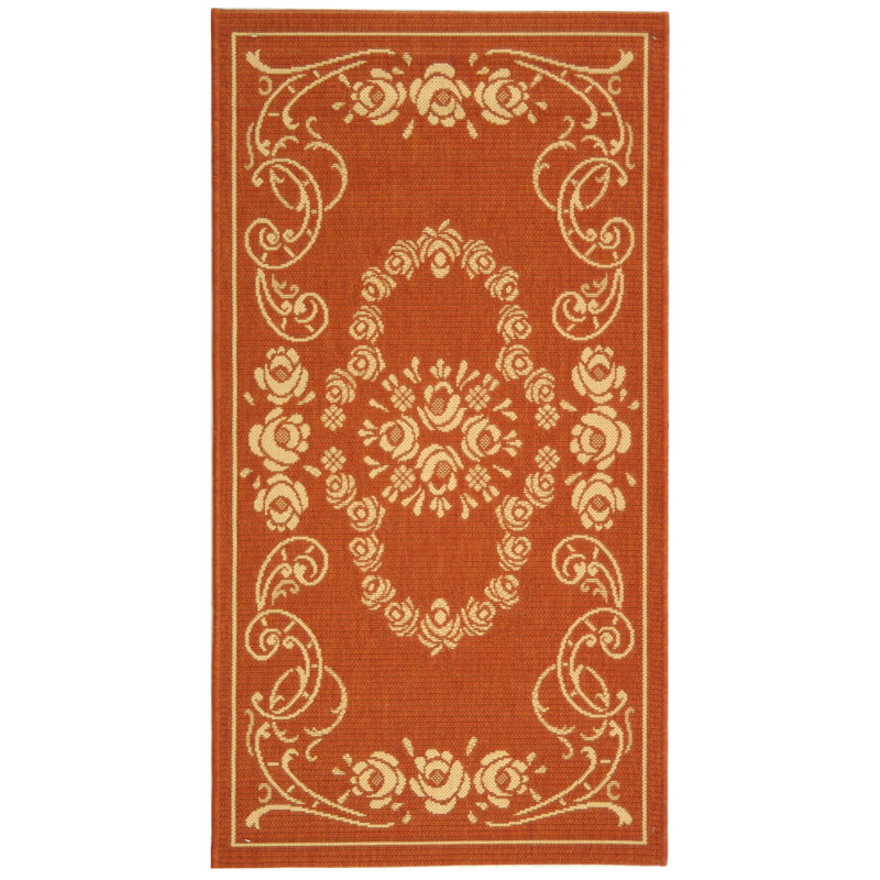 Tapis d'intérieur / extérieur à fleurs Herefordshire Performance, Rectangle 2 pi 7 po x 5 pi