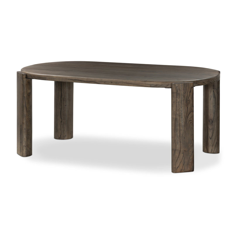 Dua Oval Solid Wood Dining Table