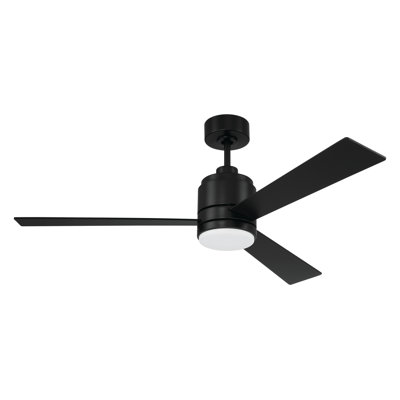Ventilateur de plafond 52 po avec lumières DEL et commande murale Craftmade McCoy
