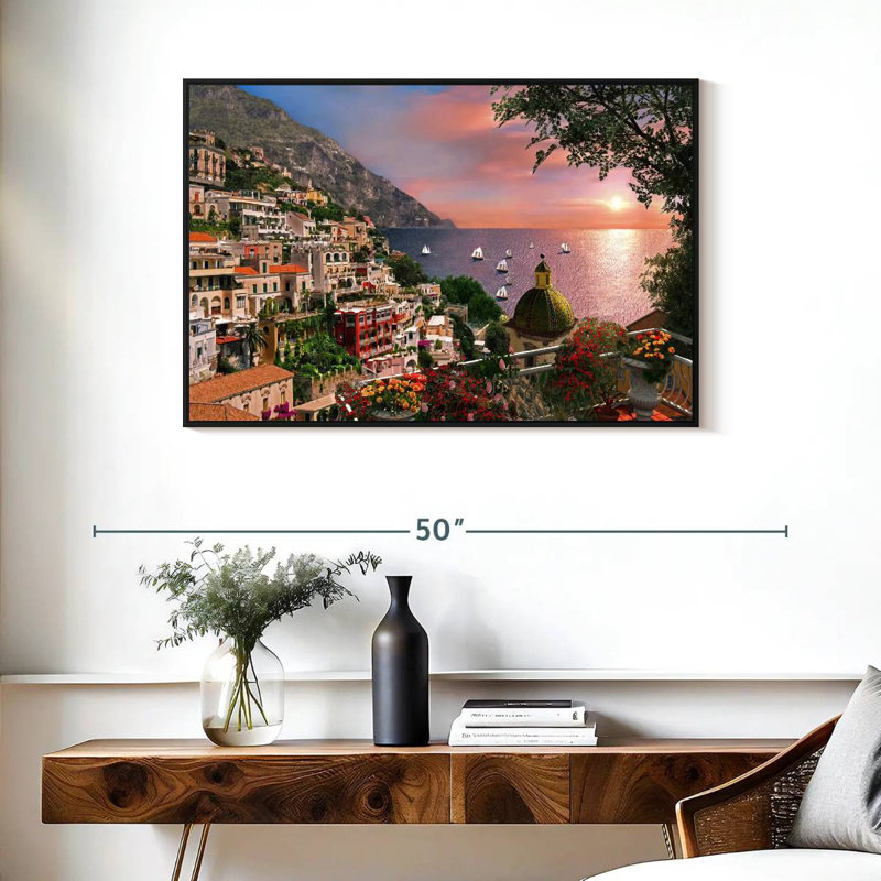 Kavia Seaside Positano, H 25 po x l 37 po