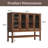Mid Century Modern Sideboard Buffet Cabinet With Storage For Dining Room, Living Room-1068331071