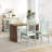 17.5'' H Solid Wood Side Chairs Modern Farmhouse Dinning Chairs Set of 4-1657262879
