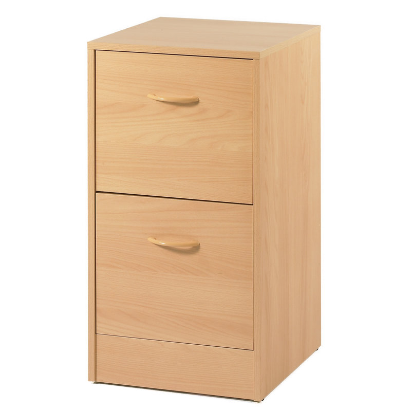 Caulkins 41.4cm Wide 2 -Drawer File Cabinet, Beech