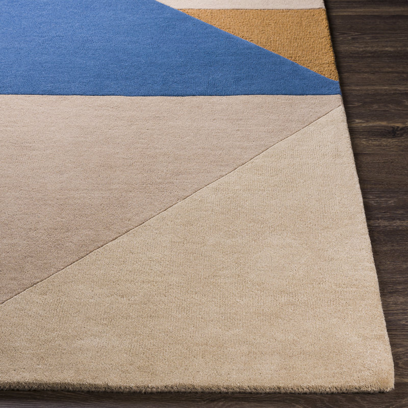 Nida Wool Geometric Indoor Rug, Rectangle 9' x 13'