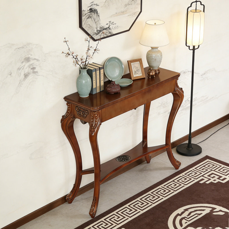 Elegant Two-Tier Entryway Hallway Table