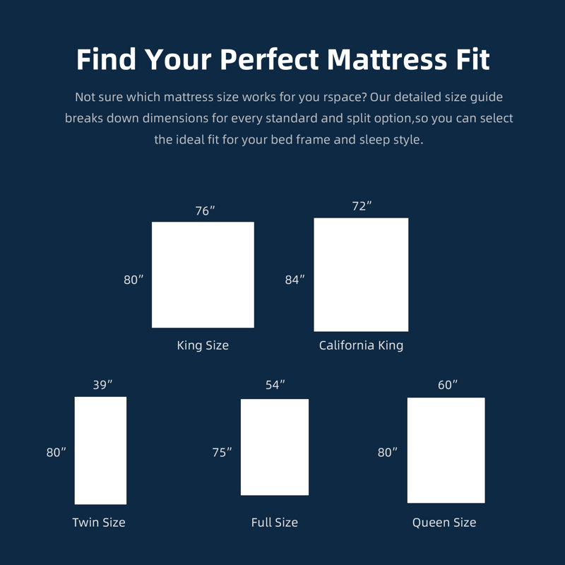 Matelas à ressorts ensachés en graphène de 14 po de taille moyenne de 14 pouces dans une boîte, matelas de soutien en mousse à mémoire de forme et gel rafraîchissant, certifié CertiPUR-US et OEKO-TEX®