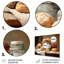 Aliments, pâtisseries et pâtisseries 3 pièces